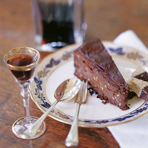 Nagerecht; Taartje van chocolade & hazelnoot